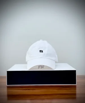 White Embroidered Cap